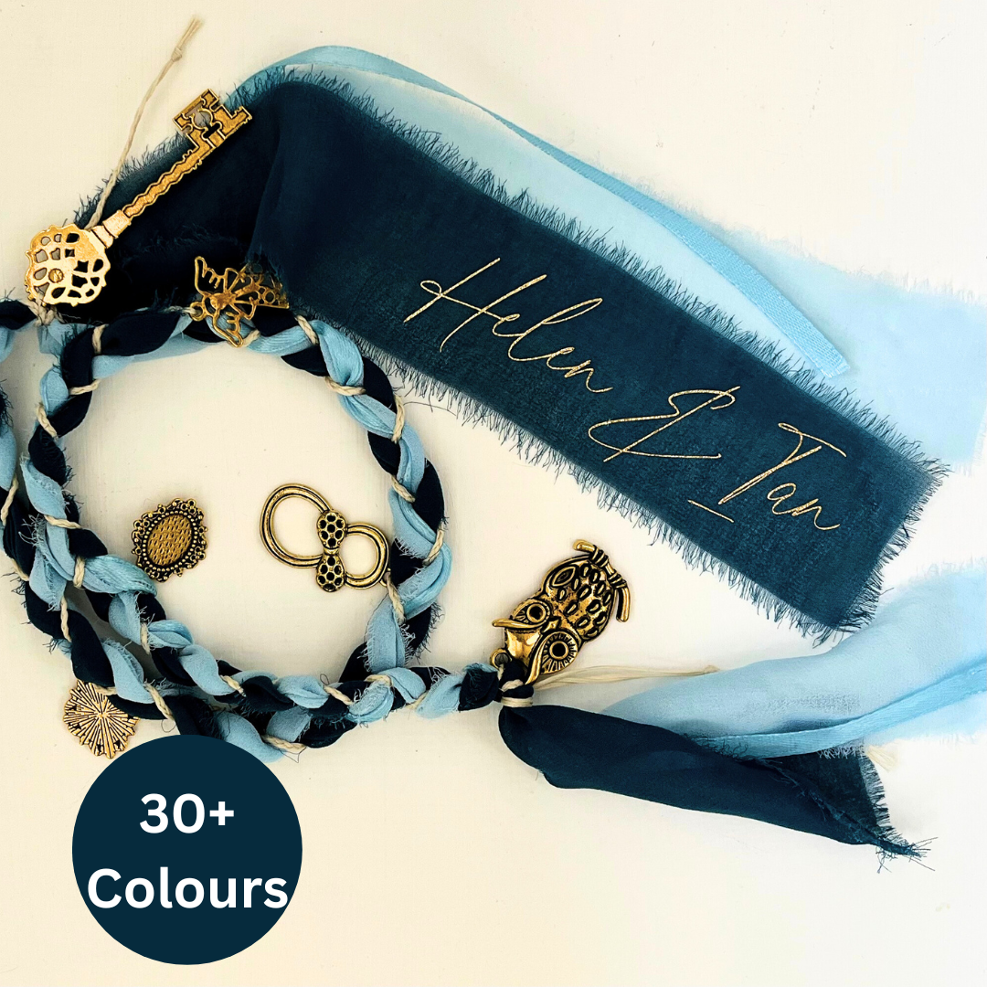 Personalised Handfasting Ribbon Cord – Olive Lane Ltd